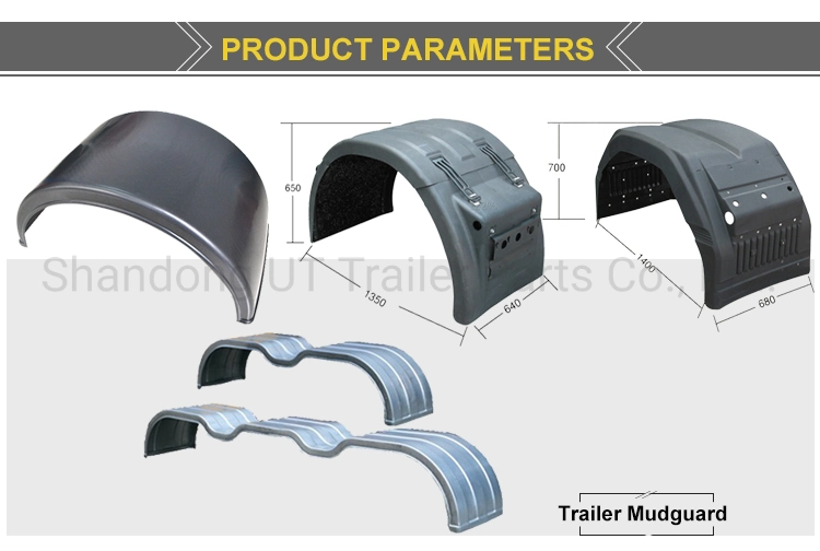 Trailer Wheel Plastic Trailer Mudguard Wheel Fender