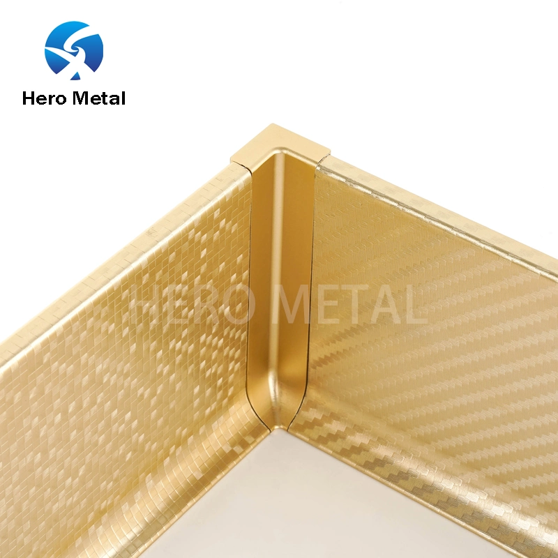 Decorative Material Wall Protection Membrane Coating Aluminum Baseboard