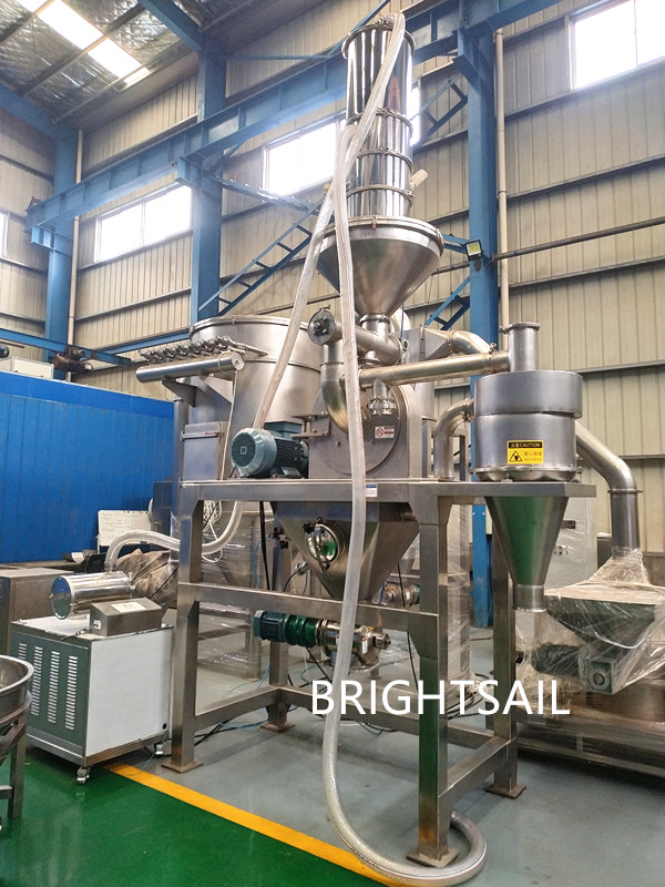 High Speed Pin Mill Grinder Machine Pin Mill Crusher Brightsail Wet Rice Flour Mill Machine Small Flour Milling Machine