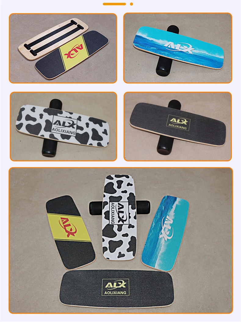 New Design Exercise Balance Board Wood Balance Board for Snowboard Hockey Training