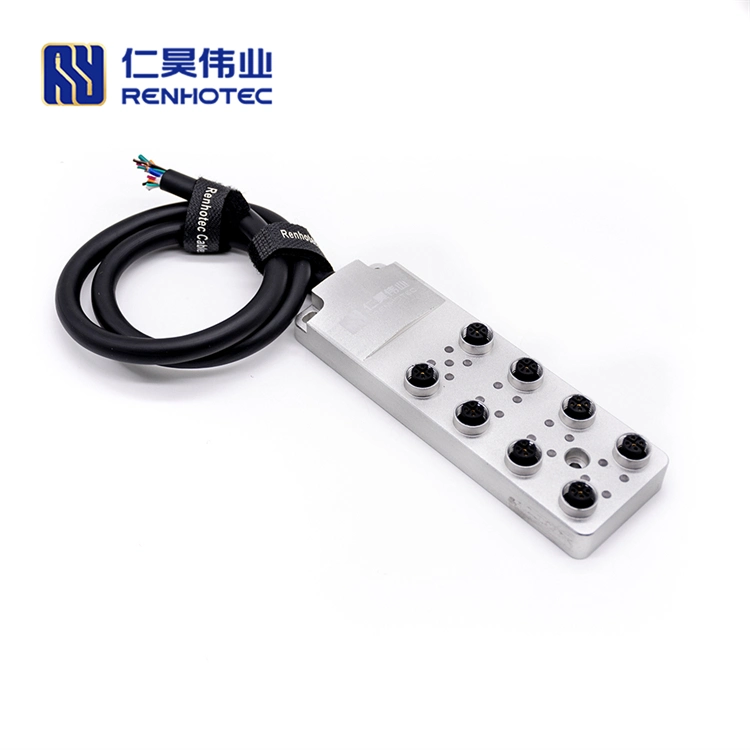 M12 Distribution Box 8 Way 5 Pin M12 Sensor Distribution Boxes