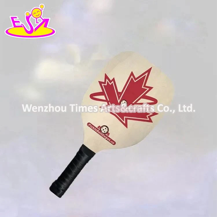 Customized Usapa Approved Non-Slip Wooden Pickleball Rackets with Balls W01c003