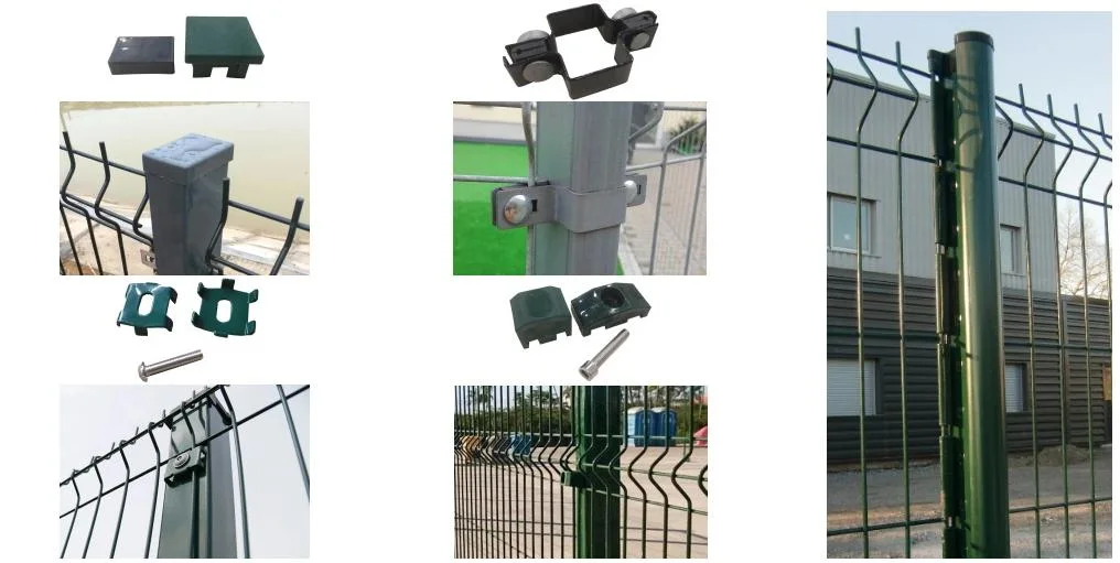 Powder Coated Welded Metal Fence Wire Fence Triangle Fence 3D Panel Fence