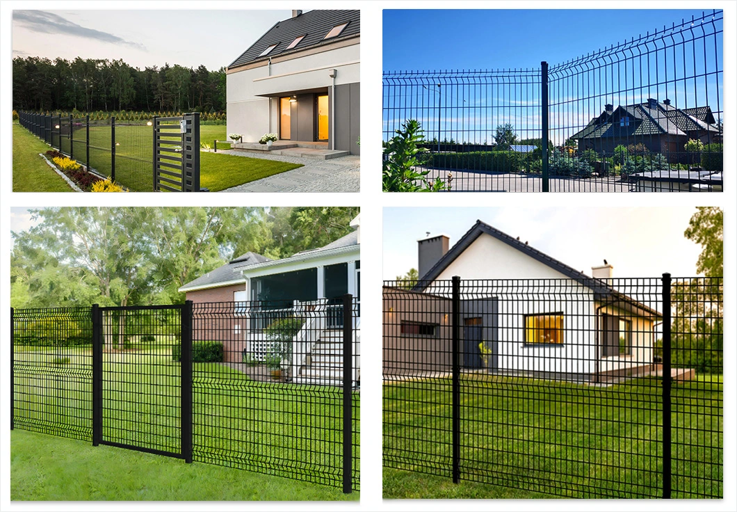 Curved Welded Wire Mesh Hot Dipped 3D Curved Triangle Bended Fence Welded Wire Garden Fennce Galvanized Wire Mesh Fence