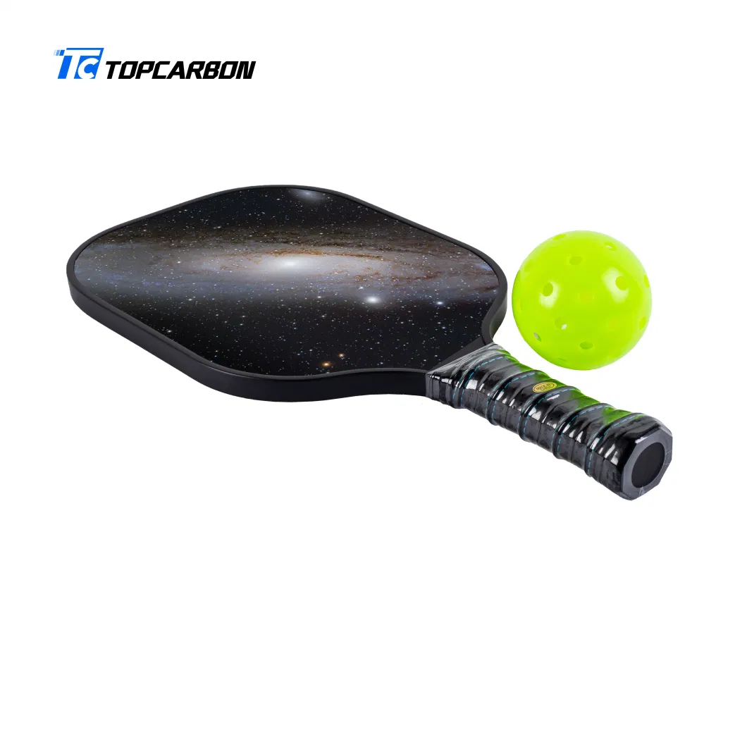 100% Real Graphite Pickleball Equipments Set Edgeless Pickleball Paddle