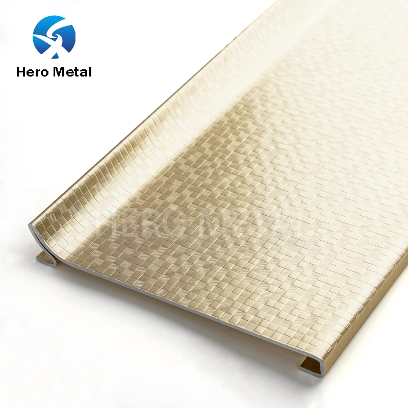 Decorative Material Wall Protection Membrane Coating Aluminum Baseboard