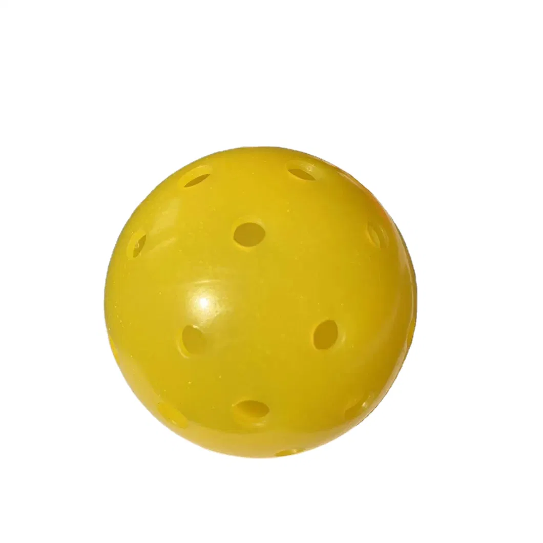 Pickleball Balls Outdoor Usapa Specifications 40 Holes Pickleball Balls Yellow