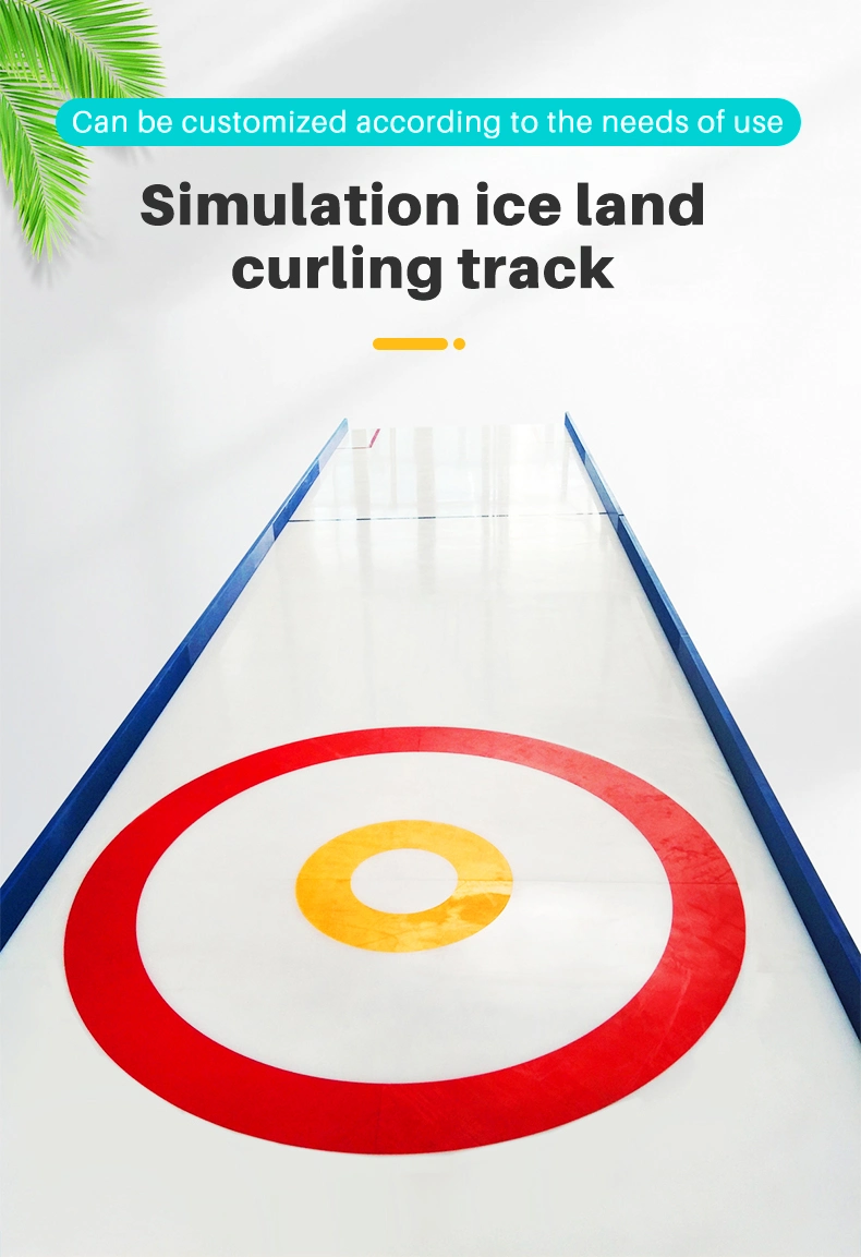 Plastic Hockey Pad/UHMWPE Synthetic Ice Rink Panel/Curling Practice Floor