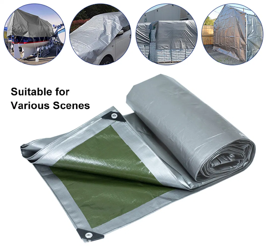 Waterproof Poly Tarp Fabric Plastic PE Tarpaulin Manufacturer Poly Tarp for General Purpose Covers