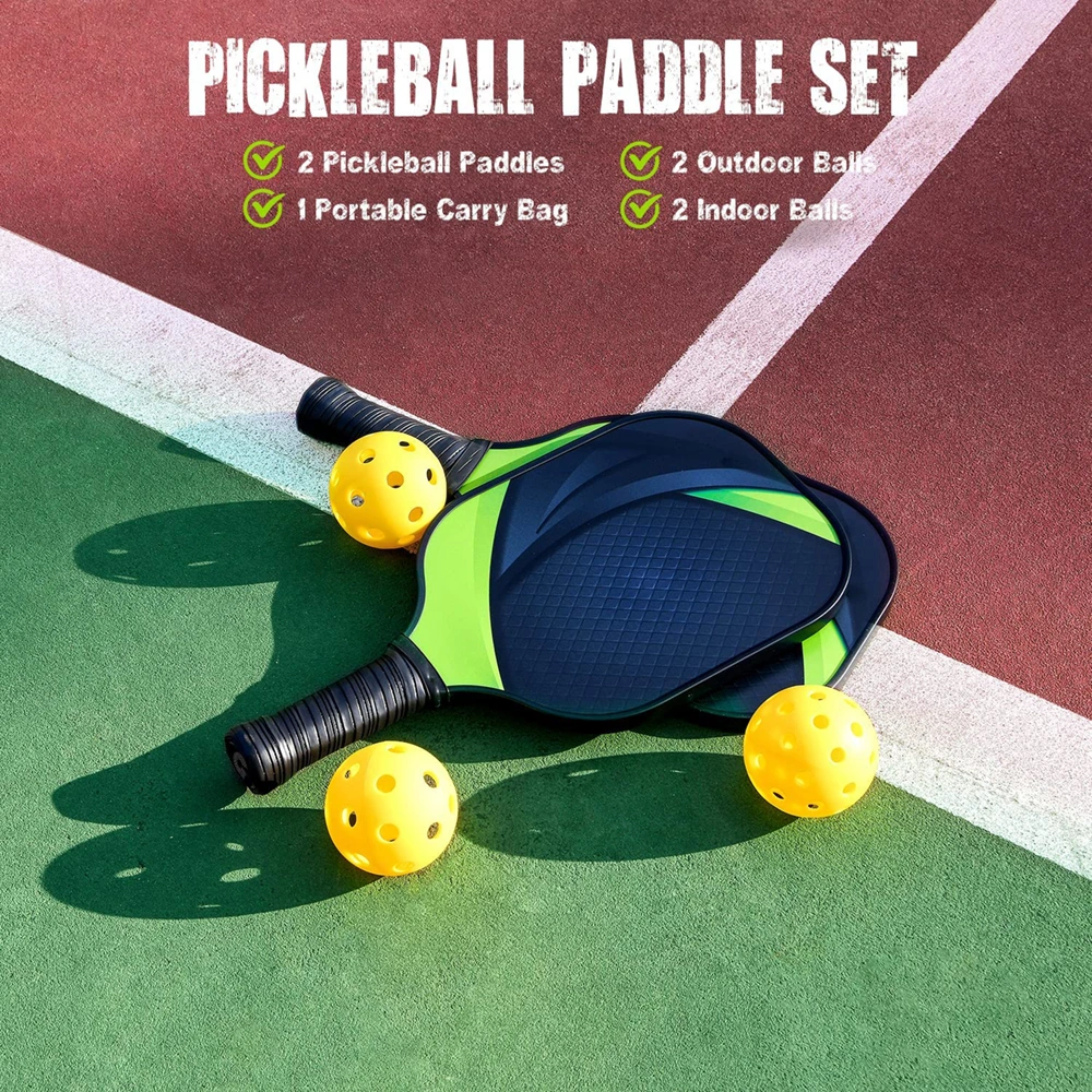 Graphite Pickleball Racket, Lightweight Pickle Balls Equipment