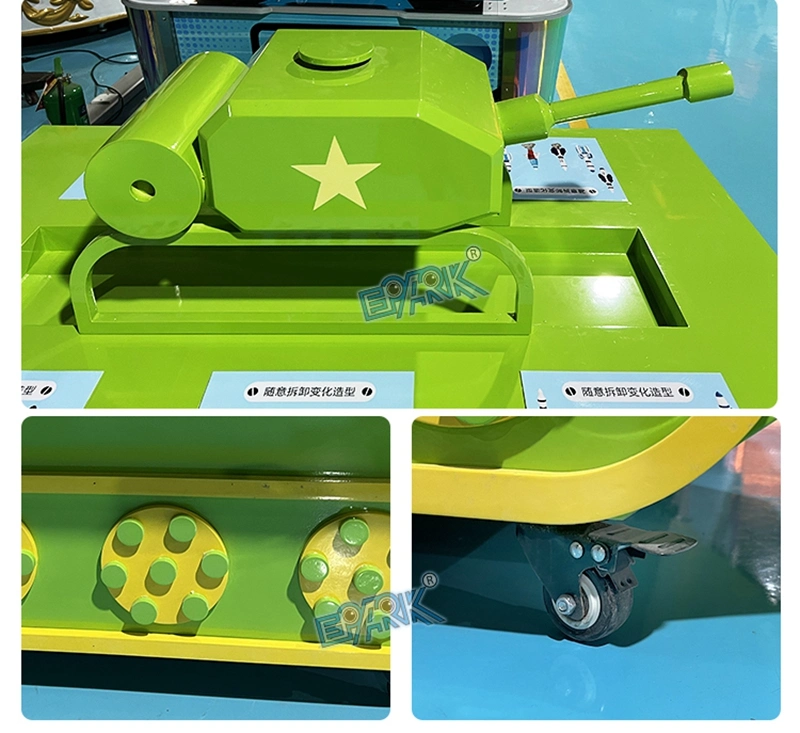Versatile Tank Engineering Car Children&prime;s Craft Table Safety Equipment Sandbox Toy Sandbox