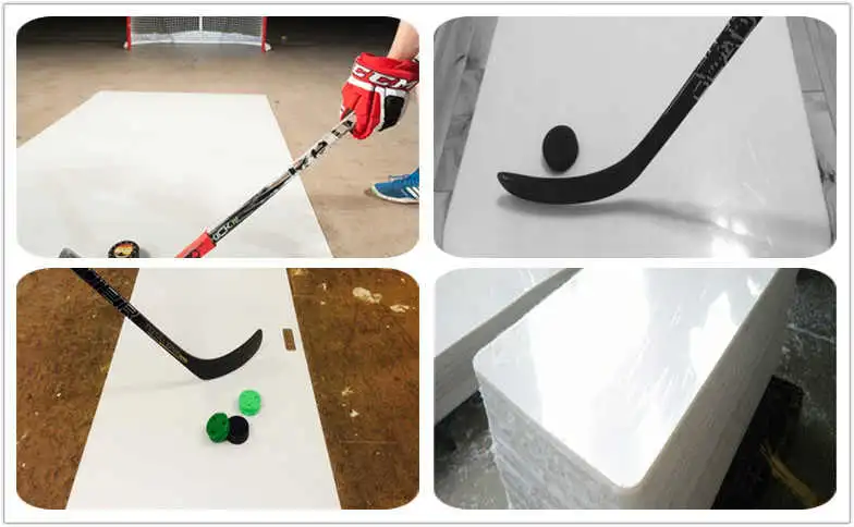 UHMWPE Custom Size Ice Bauer Hockey Training Equipment Shooting Practice Pad