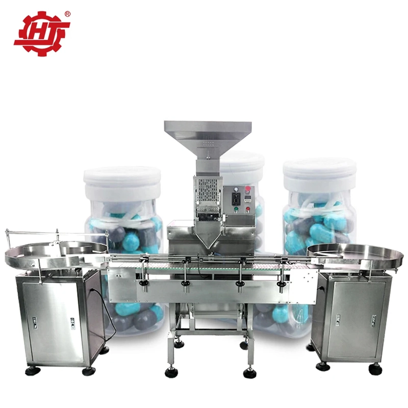 Small Moving Transfer Conveyor Bottle Holder Bottles Clamping Conveyor for Bottom Printing Side Stick Label