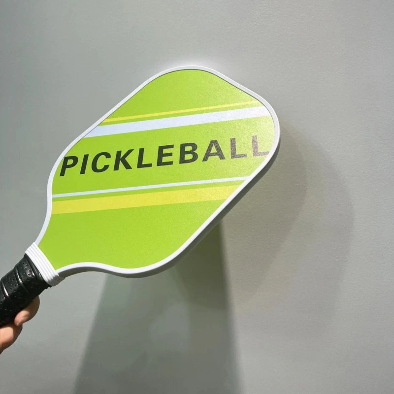 Outdoor Fiberglass Pickleball Paddle Pickle Ball Set, Pickleball Gift, Green Color