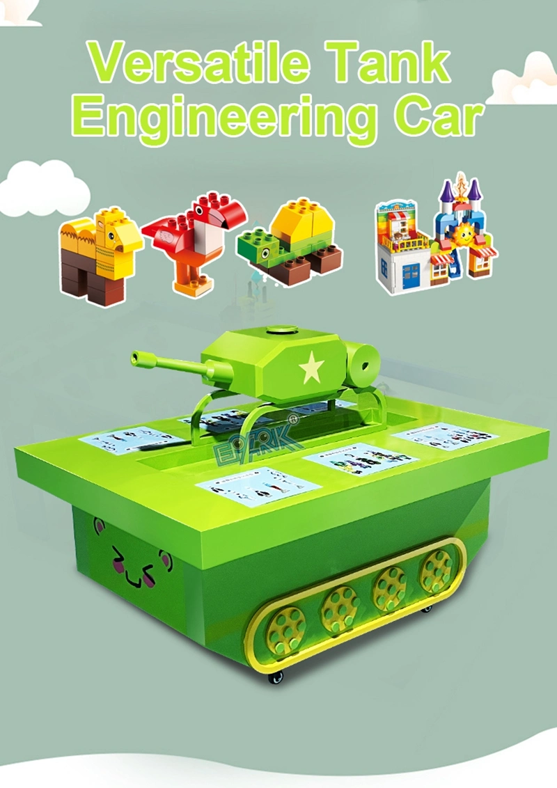 Versatile Tank Engineering Car Children&prime;s Craft Table Safety Equipment Sandbox Toy Sandbox
