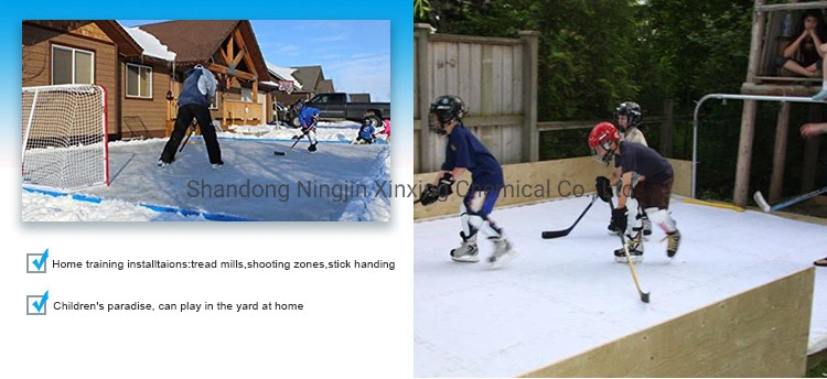 Outdoor and Indoor Synthetic Ice Practice Hockey Shooting Pad