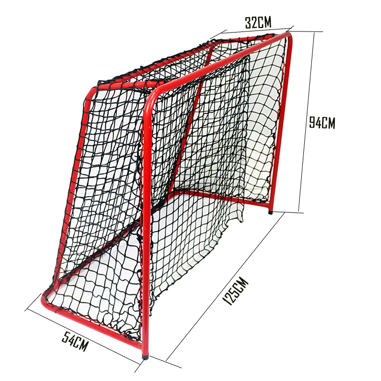 High Quality Indoor Outdoor Steel Tube Holistic Indivisible Ice Hockey Goal