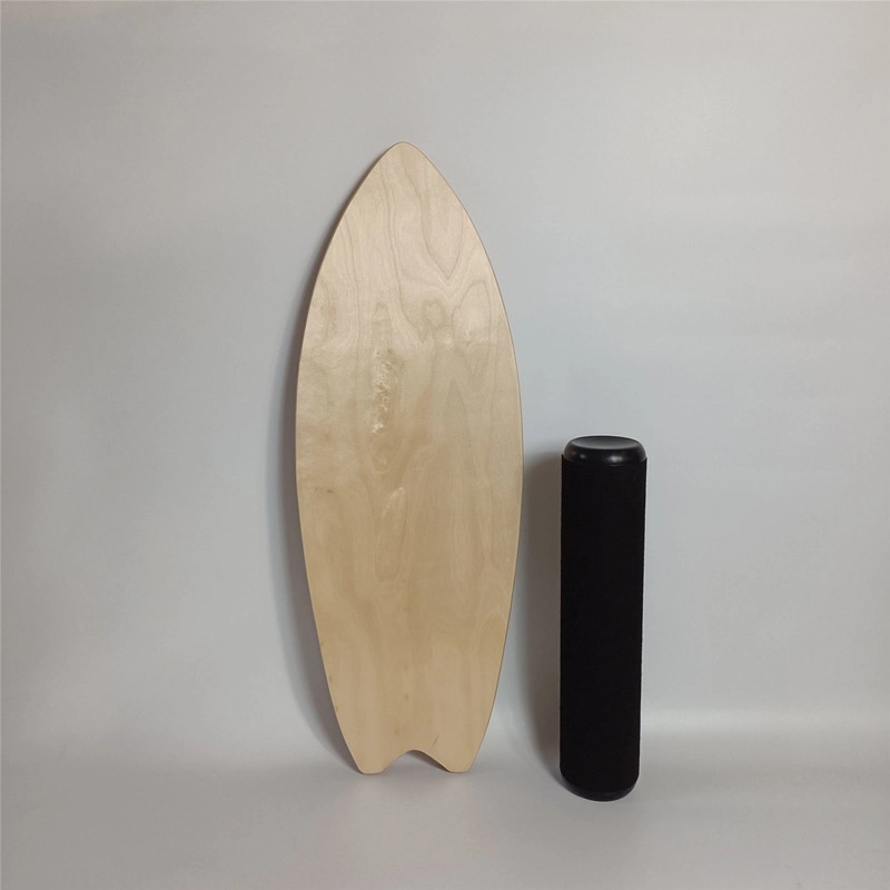 Fitness Balance Plate Wooden Board Yoga Core Training for Abdominal Bl19009