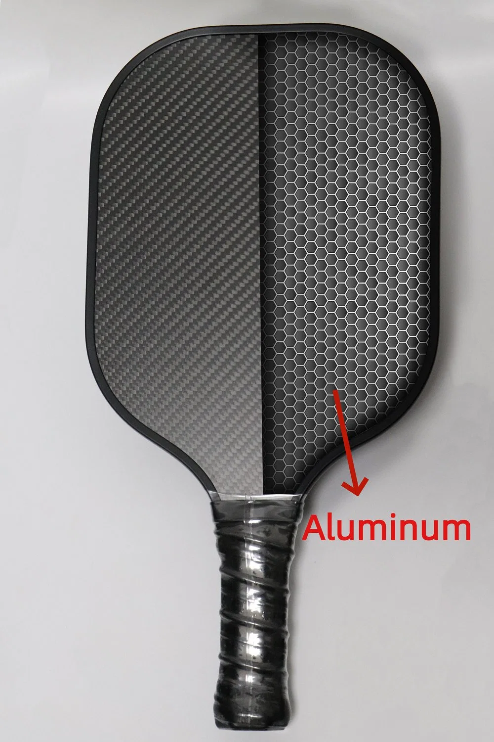 3K/12K/18K Carbon Fiber 16 mm Thickness Rough Skin Air Dynamic Throat Pickleball Paddle Usapa