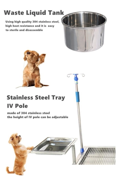 Veterinary Instrument Animal Equipment Vet Electric Stainless Steel Delivery Bed Surgery Operating/Operation Examination Table