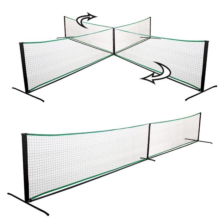 Latest Design Multifunctional Cross Durable Portable Folding Pickleball Net Set Pickleball Stand and Tennis Net Set