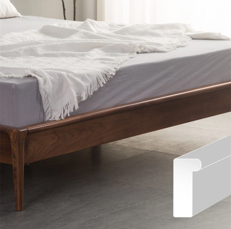 North American Black Walnut Modern Minimalist Solid Wood Bed