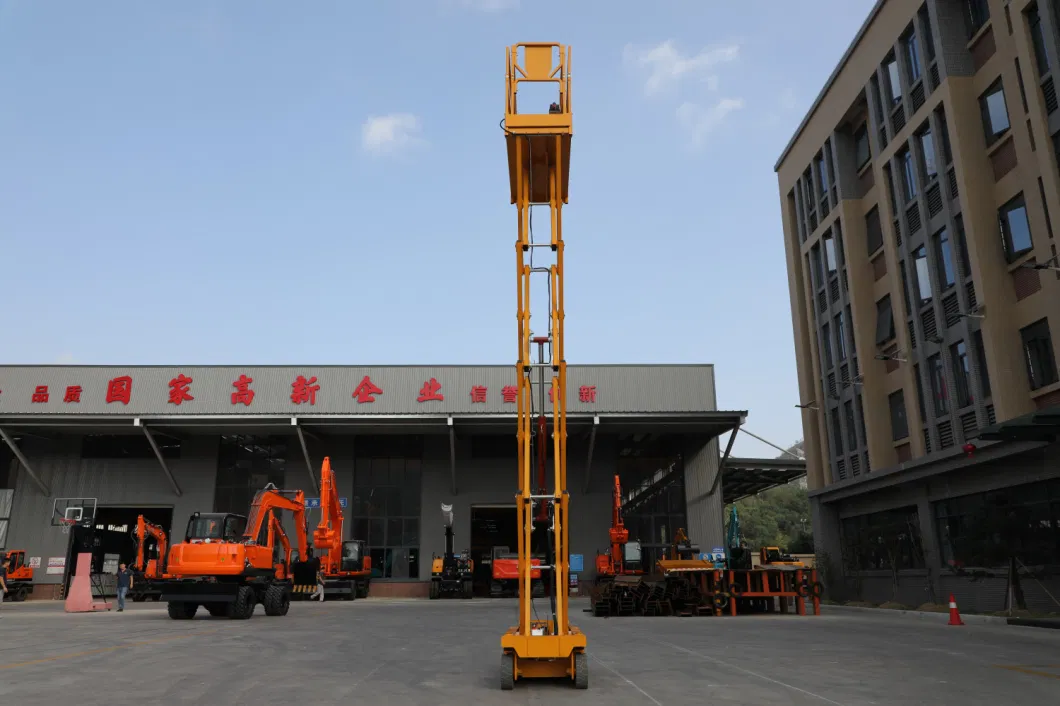 Self Propelled Work Platform Aerial Lift Platform Hydraulic Scissor Lift Stick Control