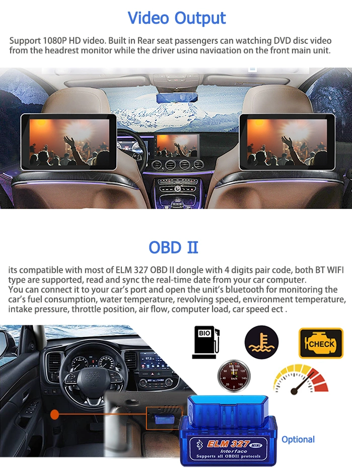 Android 12 Toyota Corolla 9&prime;&prime; Car Radio Video Stereo GPS WiFi Bt USB 2.5D Touch Screen for Toyota Corolla 2006-2012 Corolla Dashboard