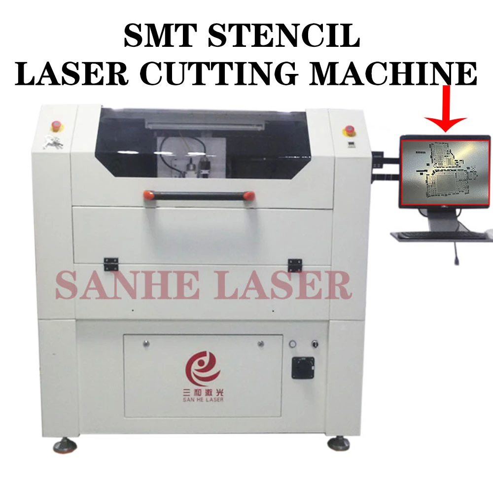 Factory Supply Metal Stencil Laser Cutting Machine No Burr No Deformation