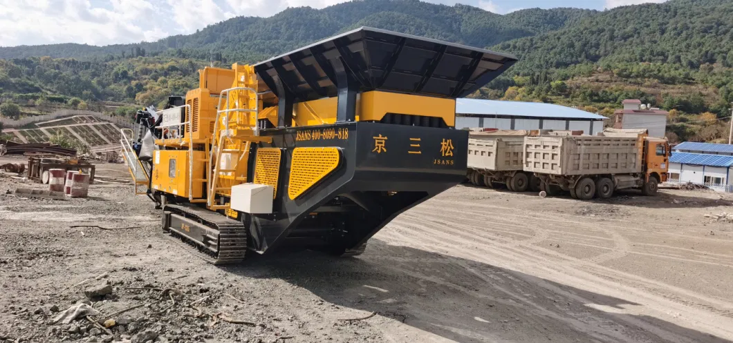 Portable Gravel Station for Construction Waste