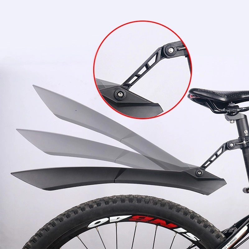 Bicycle Mudguard MTB 24 - 29 Inch Mud Wings Front/Rear Wheel Fenders Bicycle, Mud Wing Wheel Fender Handy Mount Extra Length Width Deep Groove Esg14447