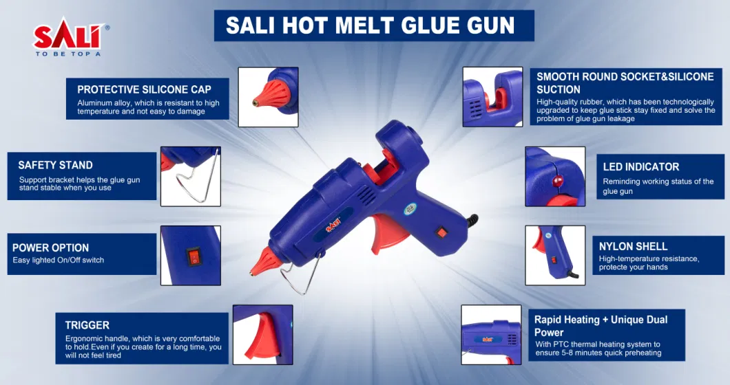 Sali W021060A 60W Hot Melt Glue Gun