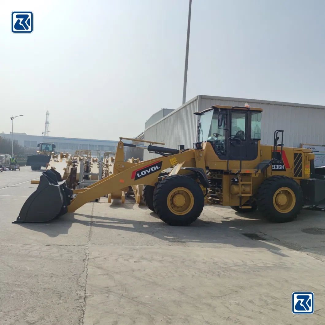 Lovol 936h 0.8ton 1.2ton 1.6ton 2ton 2.5ton 3ton 3.5ton 4ton 5ton Long Arm Heavy Duty Wheel Loader Agricultural Machinery Construction Wheel Loader