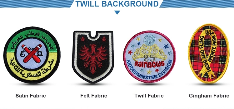 2D/3D High Quality Custom Embroidery Patch&Badge by Fabric