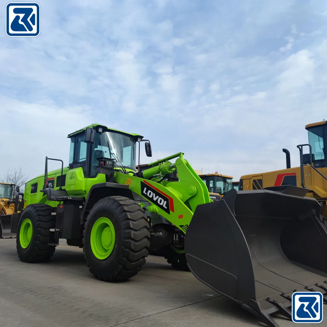 Newest Lovol 6tones Wheel Loader 3.5 Cbm Bucket Wheel Loader