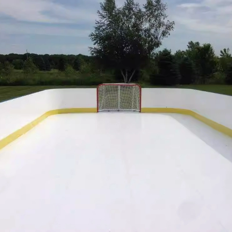 Outdoor Portable Synthetic Ice Hockey Skating Rinks Floor Fence Dashboard for Sale