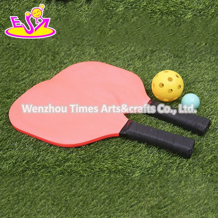 Customized Usapa Approved Non-Slip Wooden Pickleball Paddle with Protective Cover W01c002