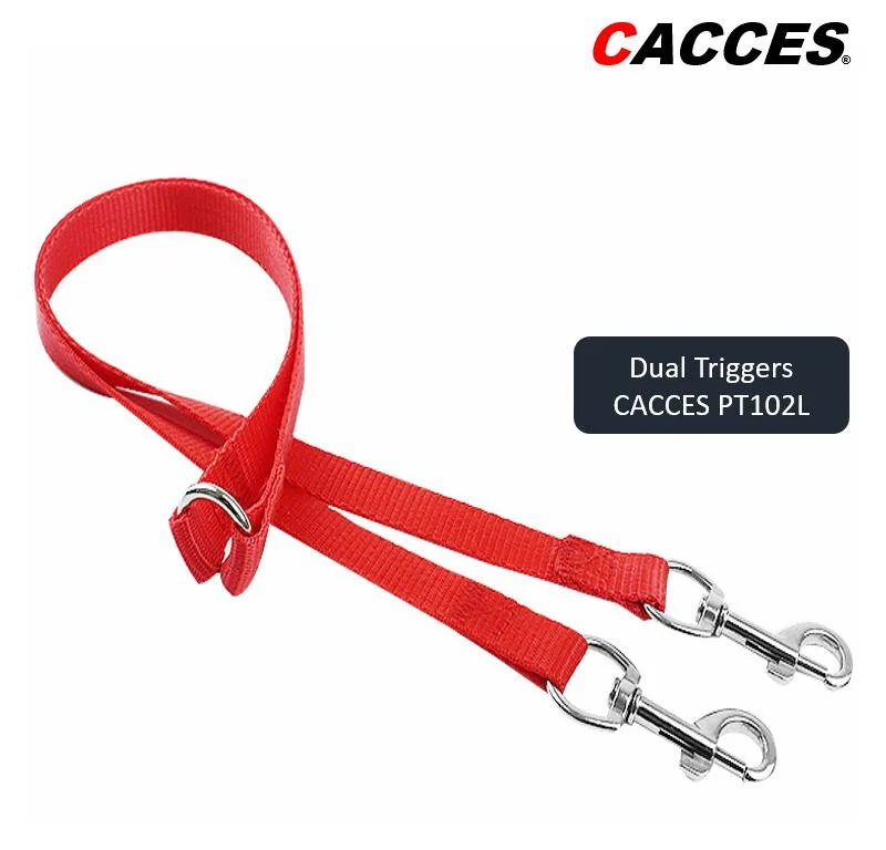 Universal Dual Triggers Multi Use Dog Lead Durable Nylon Dogs Leads for Training Walking Leash for Large, Medium Dogs 3FT