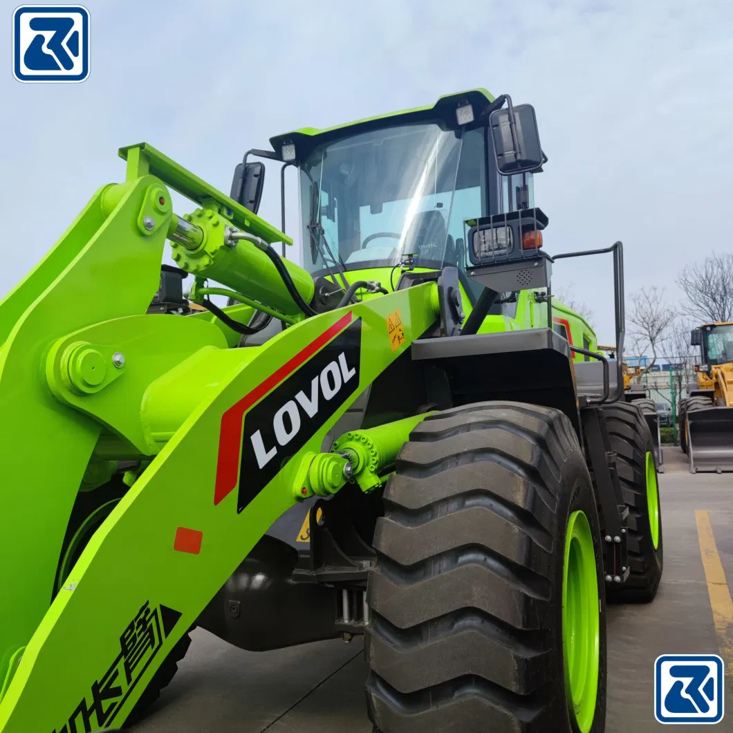 Newest Lovol 6tones Wheel Loader 3.5 Cbm Bucket Wheel Loader