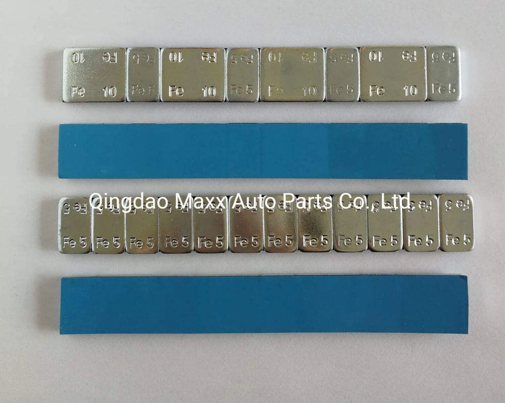 High Quality Zinc Plated Fe Stick on Wheel Weights with Blue Tape