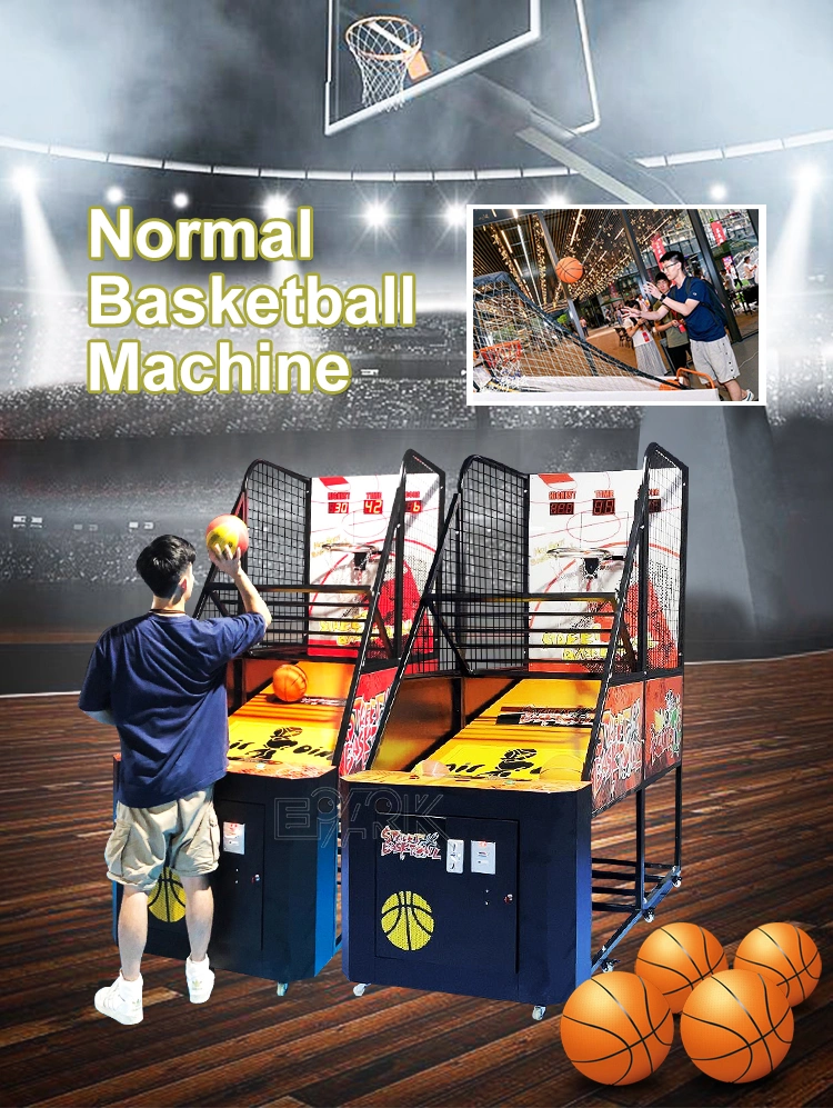 Crazy Basketball Coin Operated Game Machine Best Indoor Arcade Basketball Machine for Children