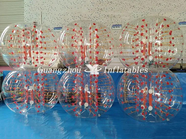 Color Dots Football Bump Bubble Fussball Bubble Soccer Bumper Ball