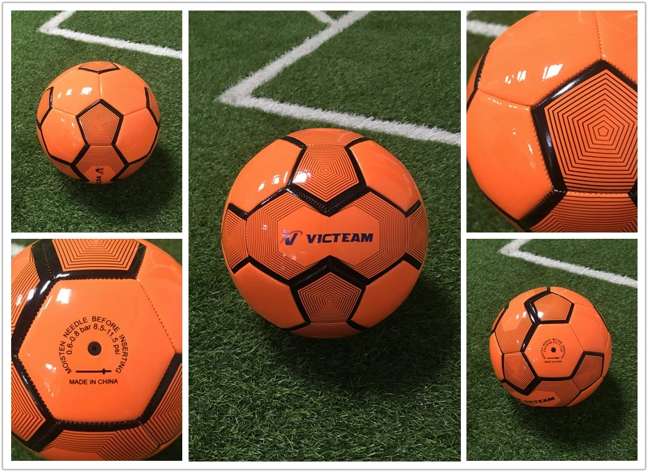 New Design Custom Printed PVC Leather Soccer Ball