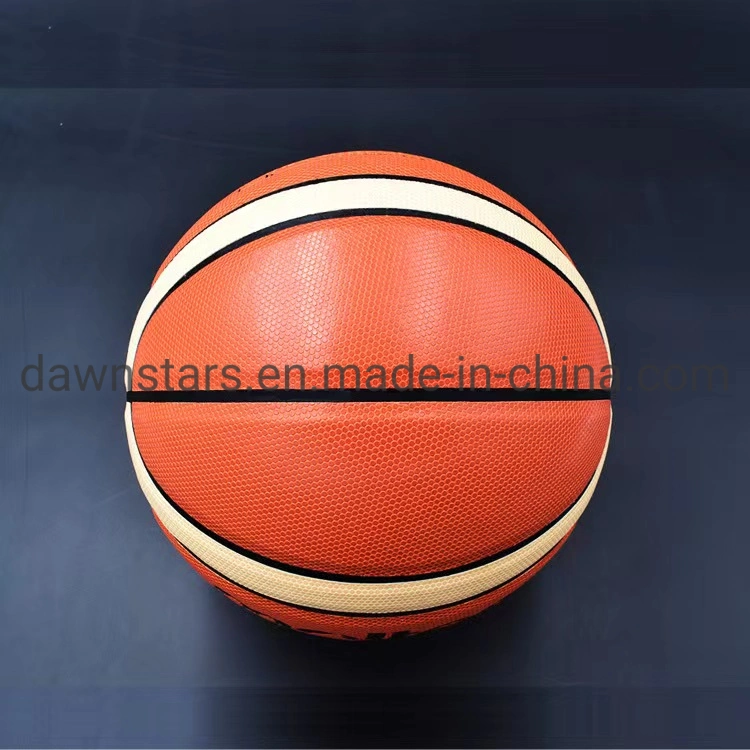 Wholesale Price Custom Logo PU Leather Training Basketball Ball Size 5 6 7