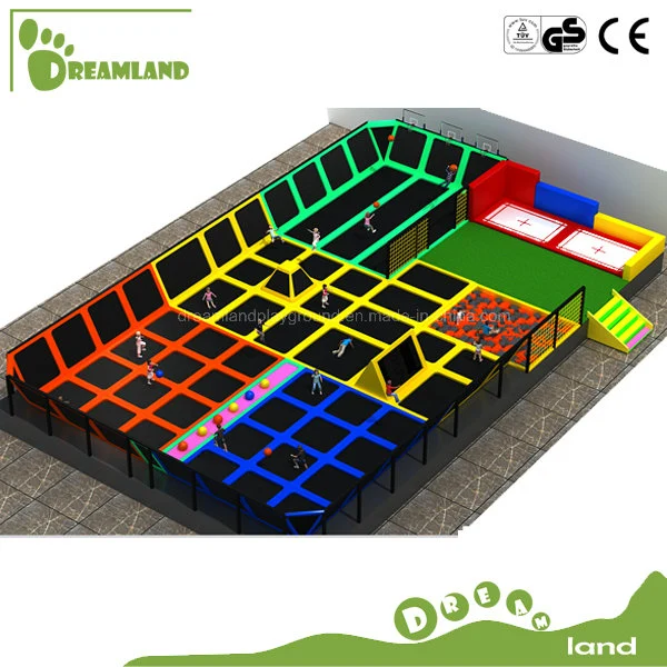 High Quality Funny Small Kids Durable Indoor Trampoline Park Dlj1517