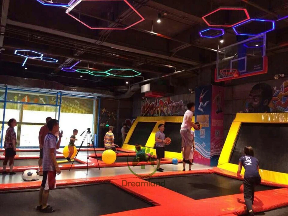 High Quality Funny Small Kids Durable Indoor Trampoline Park Dlj1517