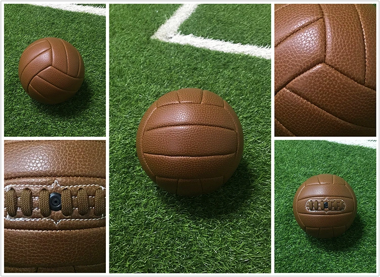 Old Fashion Retro Machine Sewn Mini Soccer Ball