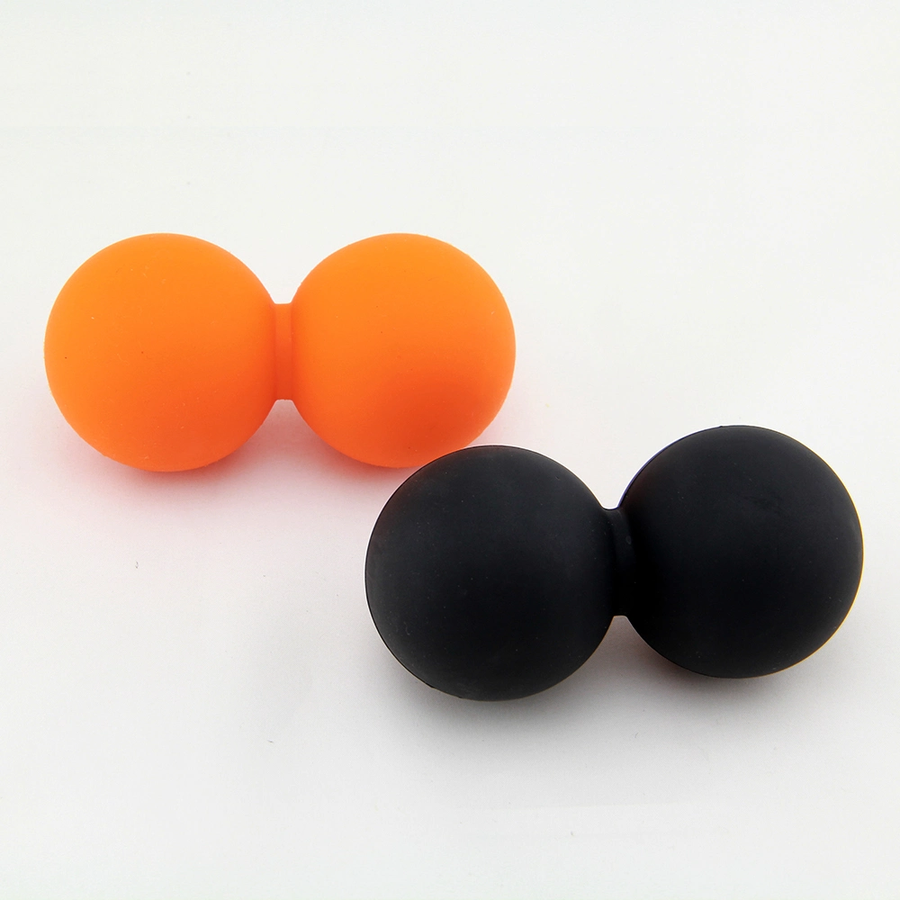 Mobility Silicone Rubber Peanut Massage Ball Double Balls Best for Myofascial Release and Muscle Relax