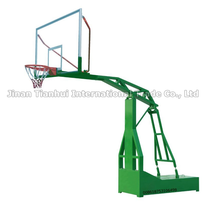 Fiba Standard Professional Competition Electric Folding Basketball Stand