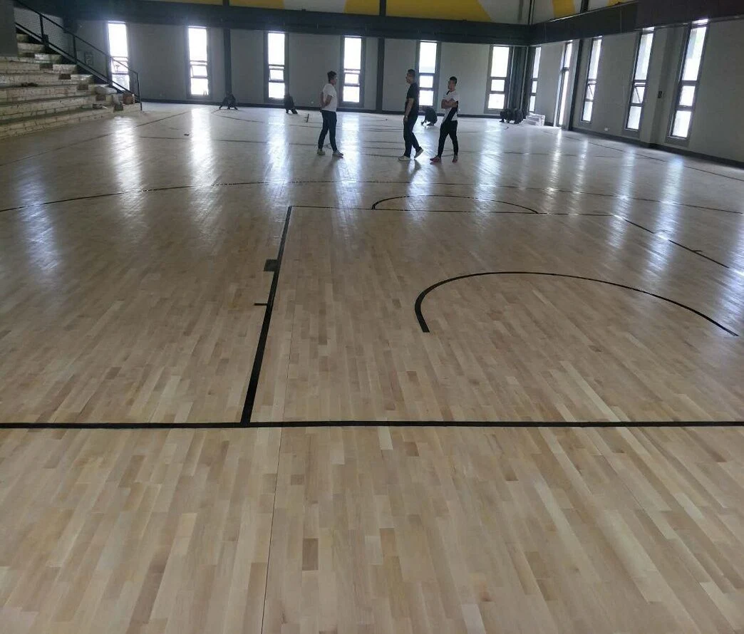 Hot Sale Indoor Basketball Court Wood Flooring Spc Flooring Cicko